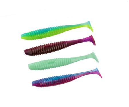 Силікон Angry Baits Shiner 5" AB MIX3