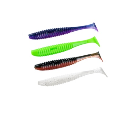 Силікон Angry Baits Shiner 5" AB MIX2