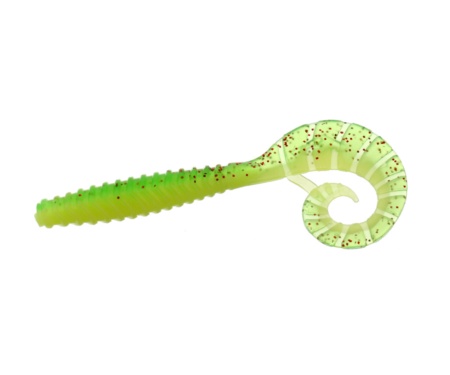 Силікон Flagman TT-Grub 2.5'' #1527 Lime/Lime Chartreuse