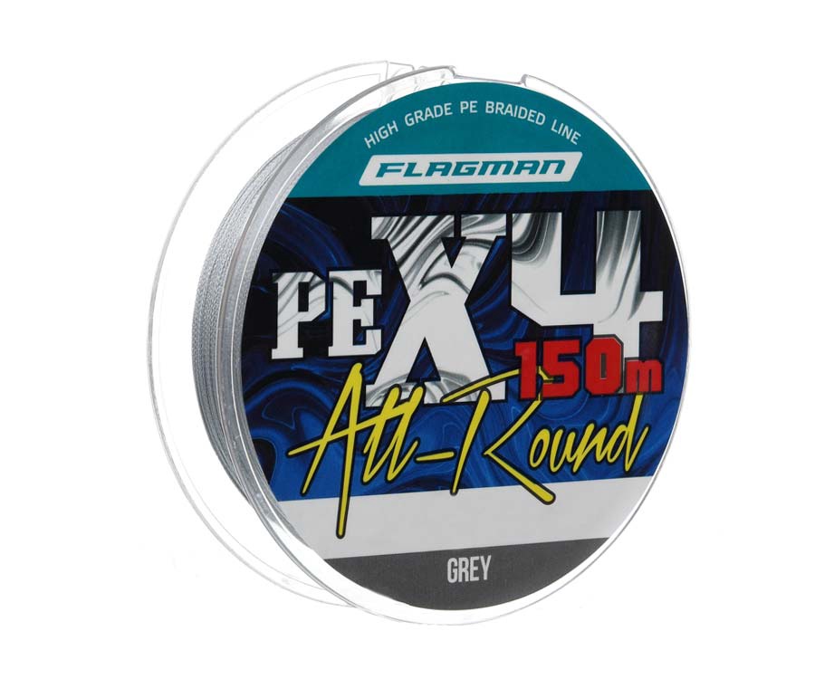 Шнур Flagman All-Round PE X-4 150м 0.10мм Grey #1