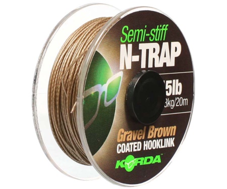 Поводковий матеріал Korda N-Trap Soft Gravel 15lb 20м