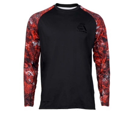 Джерси Azura Jersey A3 Black-Red Camo XXL