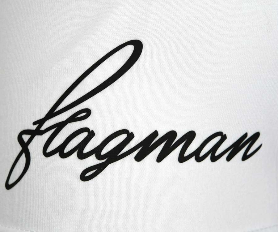 Футболка Flagman Классическая 160г/м White Карп Маленький L #6