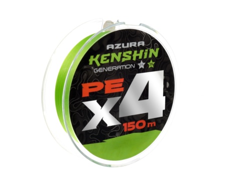 Шнур Azura '25 Kenshin X4 150м Light Green #0.4 0.104мм