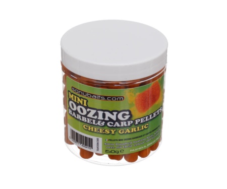 Пелетс Sonubaits Mini Oozing Barbel & Carp Pellets Cheesy Garlic