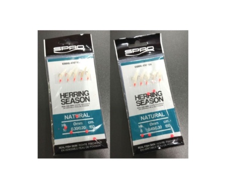 Оснастка морская Spro Herring Rig 150см 0.3-0.2мм 5 шт. №10 Natural