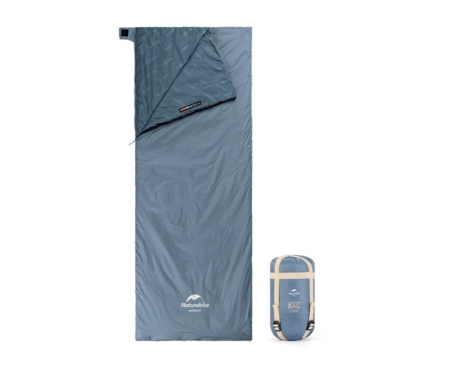 Спальный мешок Naturehike Ultralight LW180 NH21MSD09 XL Right Grey-blue