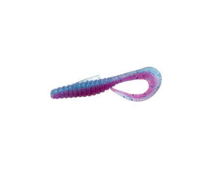 Твистер Angry Baits Mad Reaper 2,6" Clear Morning dawn UV
