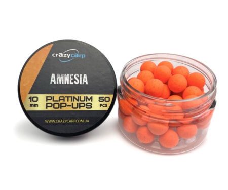 Бойли Crazy Carp Platinum Pop-Ups Amnesia 10мм