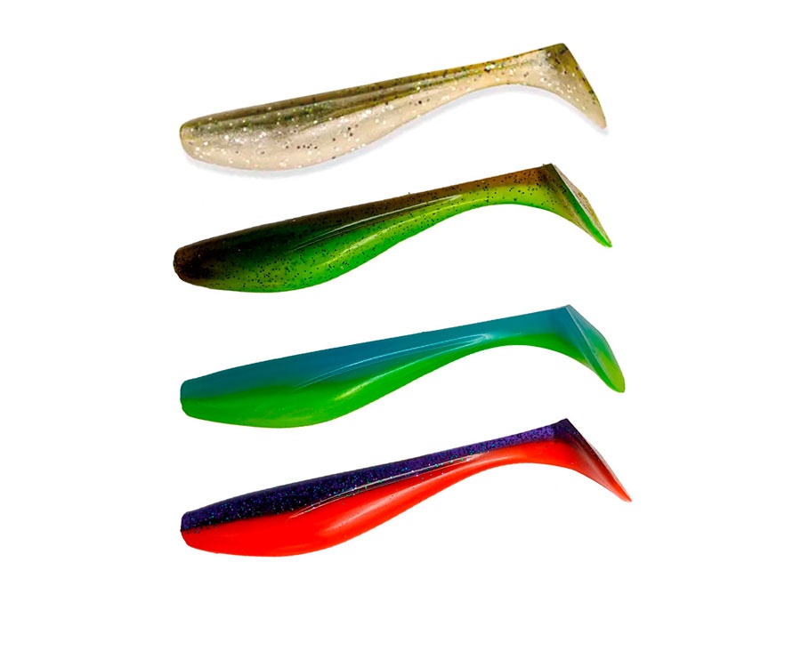 Виброхвост Fishup Wizzle Shad 5" #MIX02  202, 204, 206, 207