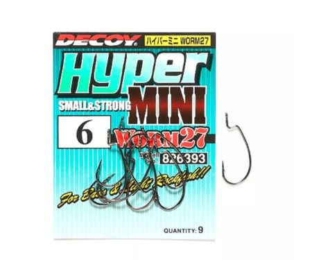 Крючки Decoy Worm 27 Hyper Mini №6