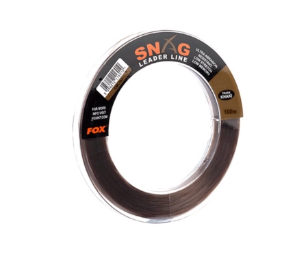 Шок-лидер FOX Snag Leader Trans Khaki 100м 0.57мм