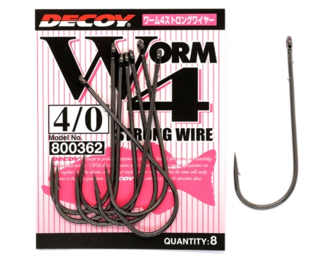 Гачки Decoy Worm 4 Strong Wire №4/0