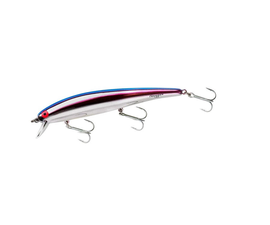 Воблер Bomber 15 Long A 4 11.4см 14г Chrome Blue Pink White