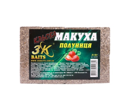 Макуха 3K Baits полуниця 210 г
