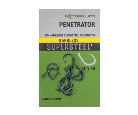 Крючки Korum Penetrator Hook Barbless №12