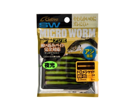 Силікон Owner Micro Worm MW-05 82932 2.5" #04 Chart Glow