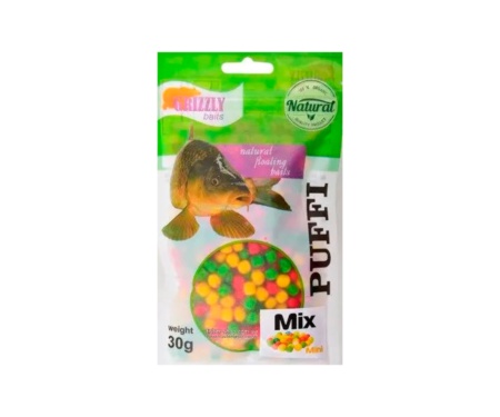 Тісто повітряне Grizzly Puffi Mini 30г Mix