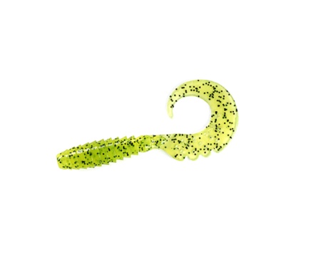 Силікон Fishup Fancy Grub 2" #055 Chartreuse/Black