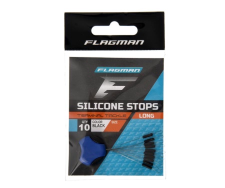 Стопоры для лески длинные Flagman Silicon Long Stops S