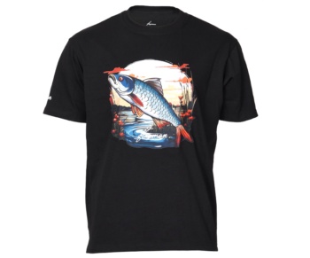 Футболка Flagman Оверсайз 250г/м Black Плотва Большая L #1