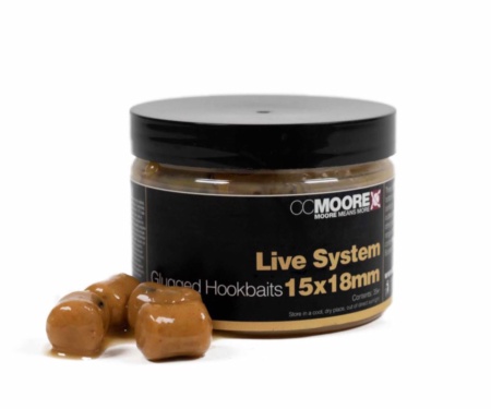 Бойли в діпі CC Moore Live System Glugged Hookbaits 15x18мм