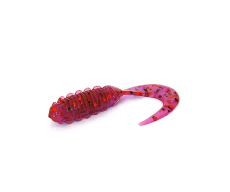 Твистер Bait Breath Micro Grub 2" #Ur29 Chameleon / Red / Seed