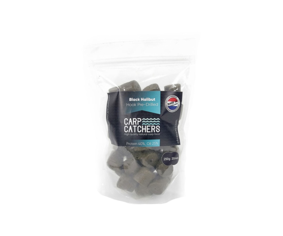 Пеллетс Carp Catchers Black Halibut Hook Pre-Drilled 250г 20мм