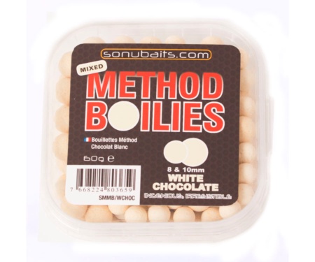 Бойли Sonubaits Mixed Method Boilies White Chocolate
