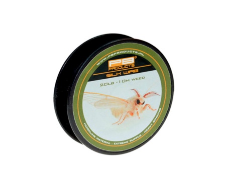 Поводковий матеріал PB Products Silk Wire 20lb Weed 10м