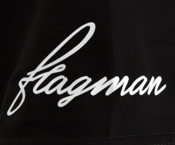 Футболка Flagman Оверсайз 250г/м Black Карп Большой M #6