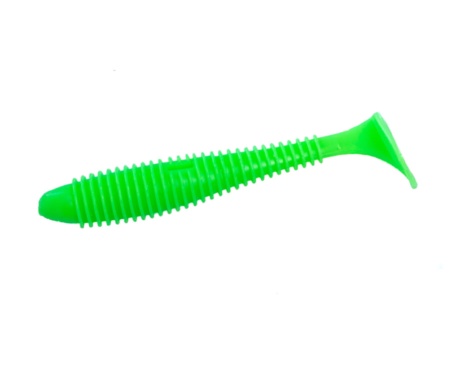 Силікон Angry Baits Fatik 3.8" Acid Green UV