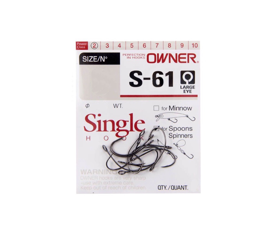 Крючки Owner Single Hook S-61 №5/0 #2