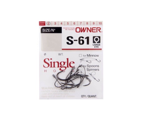 Гачки Owner Single Hook S-61 №5/0