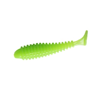 Виброхвост Angry Baits Fatik 1.2" Acid Green UV