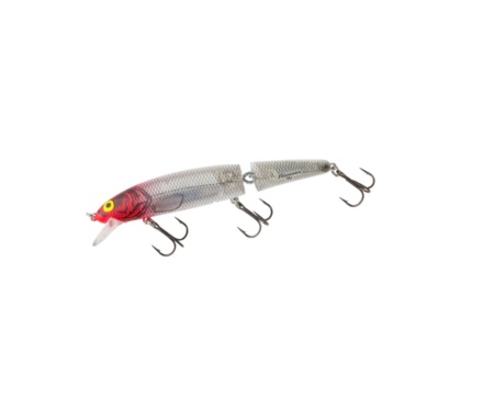 Воблер Bomber 15 Jointed Long A 11.4см 17.7г Silver Flash Red Head