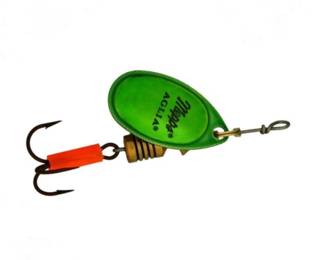 Блешня Mepps Aglia Platinum Green/Gold 3.5г