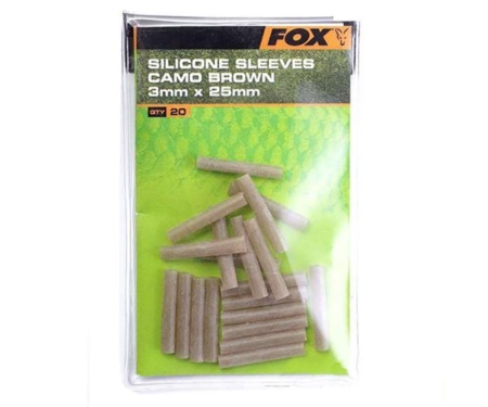 Трубки Fox Silicone Sleeves 3 мм Green