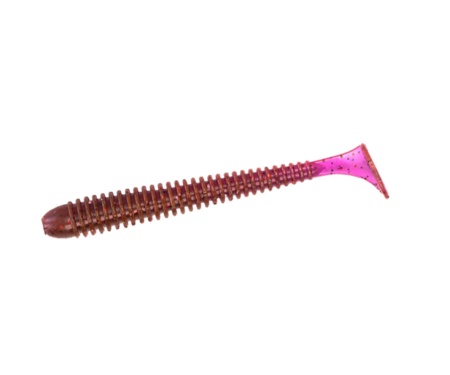 Виброхвост Angry Baits Zander Worm 4.5" #01 Lox UV