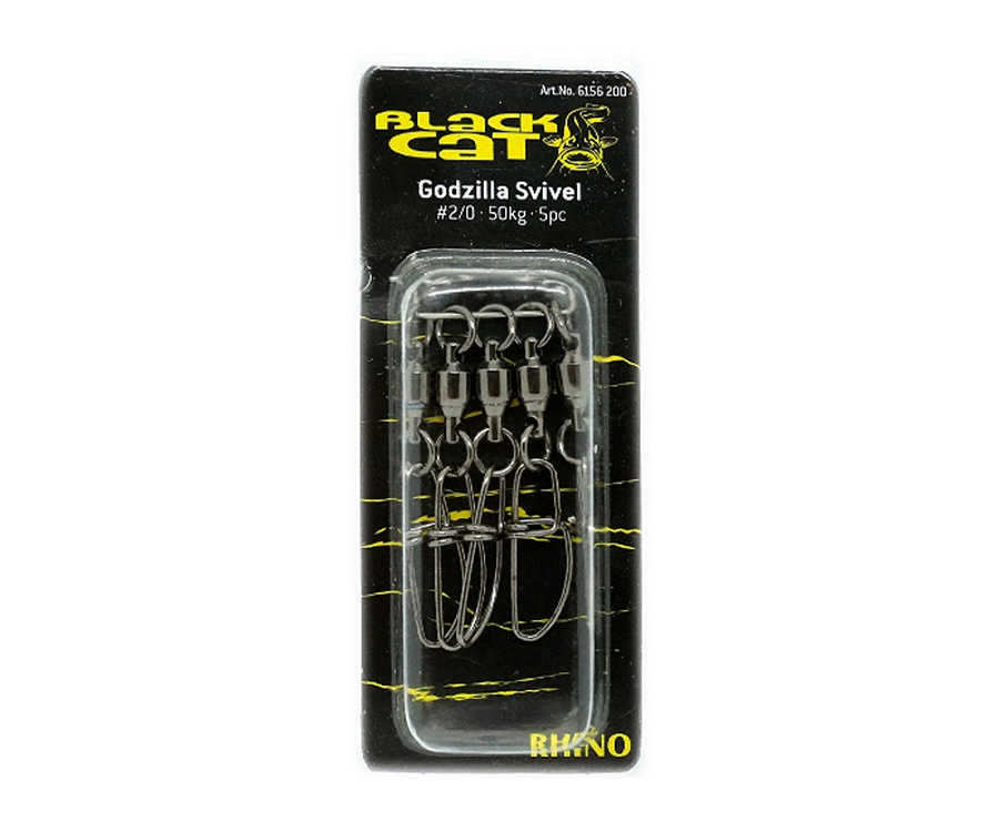 Вертлюжок на подшипнике Black Cat Godzilla Swivel №2 55мм #2