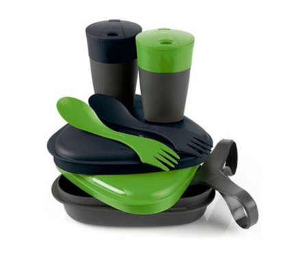 Набор посуды для двоих Light My Fire Pack'n Eat Kit green/black