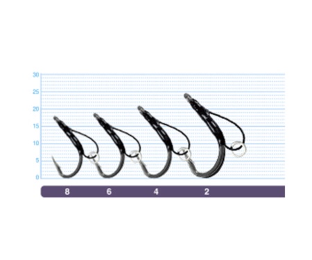 Гачки Owner Carp Taff D-Rig 56559 №4