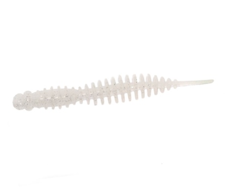 Силикон Angry Baits Killer Lip 2" White Silver Glitter UV