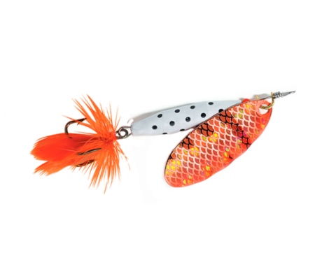 Блесна Abu Garcia Reflex White 12г K/Red Flash