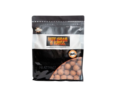 Бойли Dynamite Baits Hot Crab & Krill 26мм 1кг
