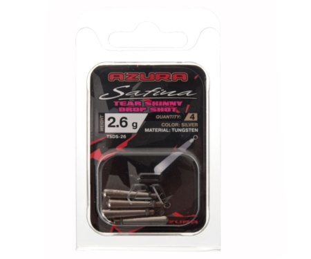 Грузило Azura Safina Tungsten Tear Skinny Drop Shot 2.6г