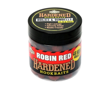 Бойли Dynamite Baits Robin Red Hardened Hookbaits Dumbells 14мм & Boilies 15/20мм