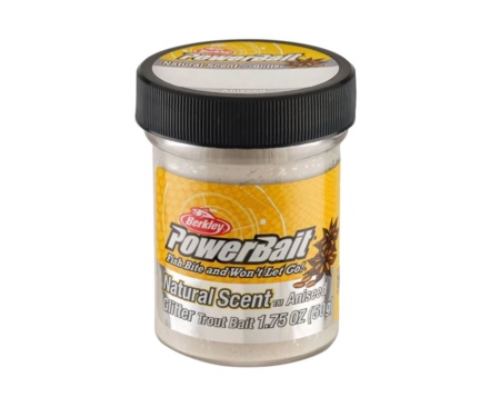 Паста форелевая Berkley Sinking Glitter Trout Bait White