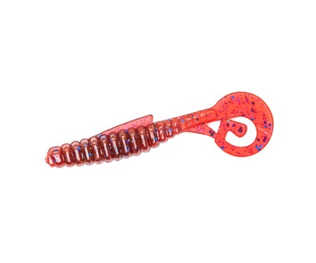 Твистер Angry Baits Fishy Worm 2" Grape