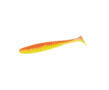 Силікон Angry Baits Shiner 4" 06 Crazy Carrot UV